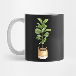 Fiddle leaf fig, houseplant, potted plant, fiddle leaf Mug